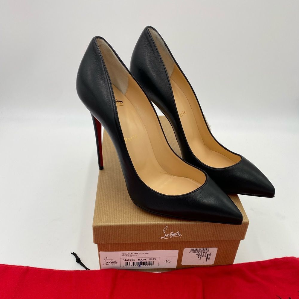 Women’s Christian Louboutin Pigalle Follies  100 size 40 Made in Italy